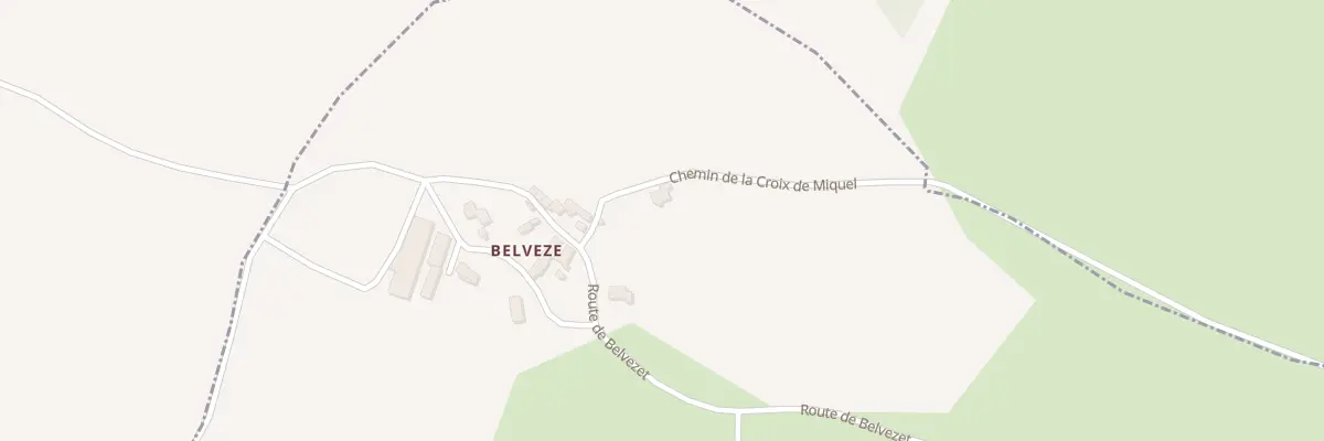 Plan du 5094A Belveze à Saint-Léons