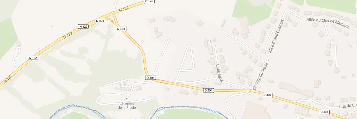 Plan du 3 Lotissement de la Prade à Neussargues-Moissac