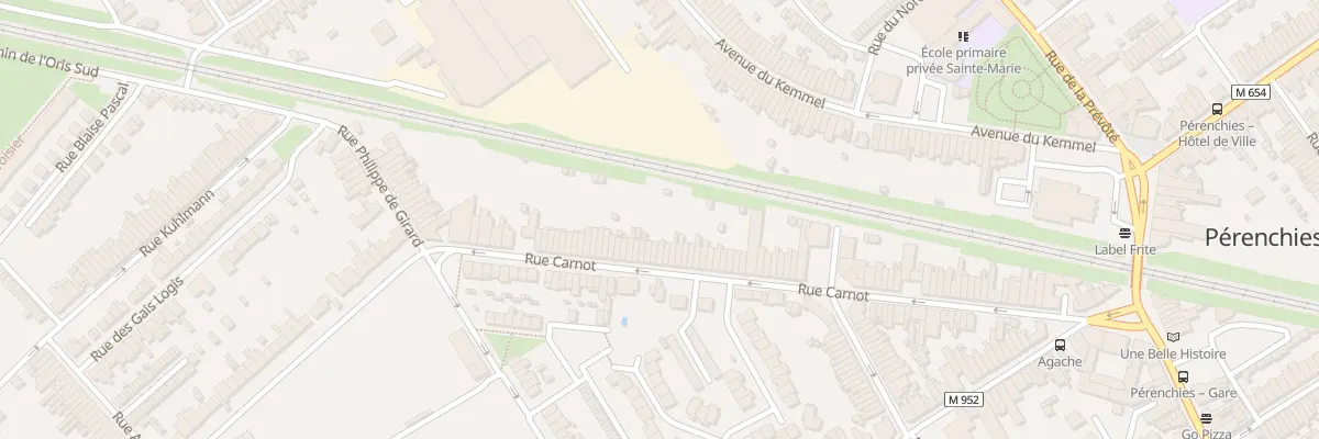 Plan du 108 Rue Carnot à Pérenchies