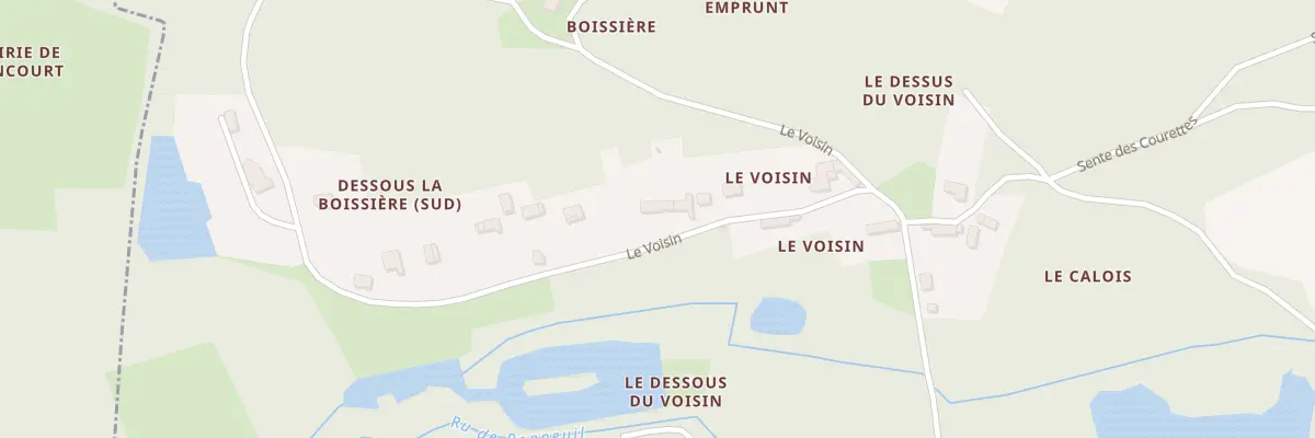 Plan du 414 Ham le Voisin à Bonneuil-en-Valois