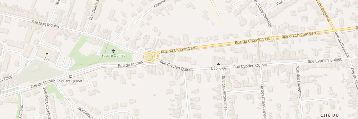 Plan du 92 Rue du Chemin Vert à Carvin