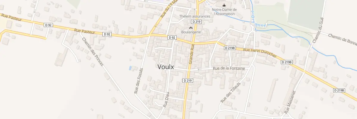 Plan du 9 Rue Dieu à Voulx