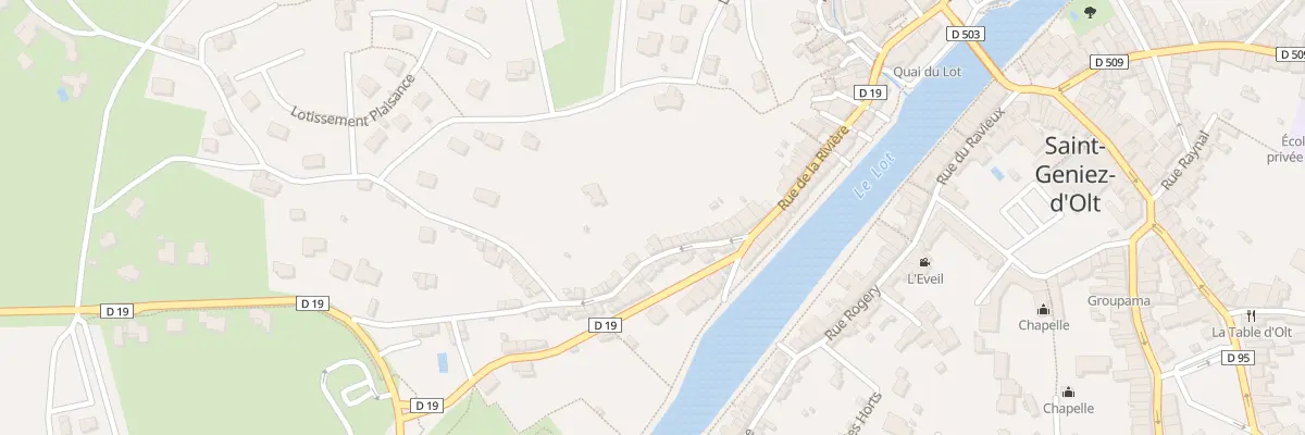 Plan du 20 Rue de Plaisance à Saint Geniez d’Olt et d’Aubrac