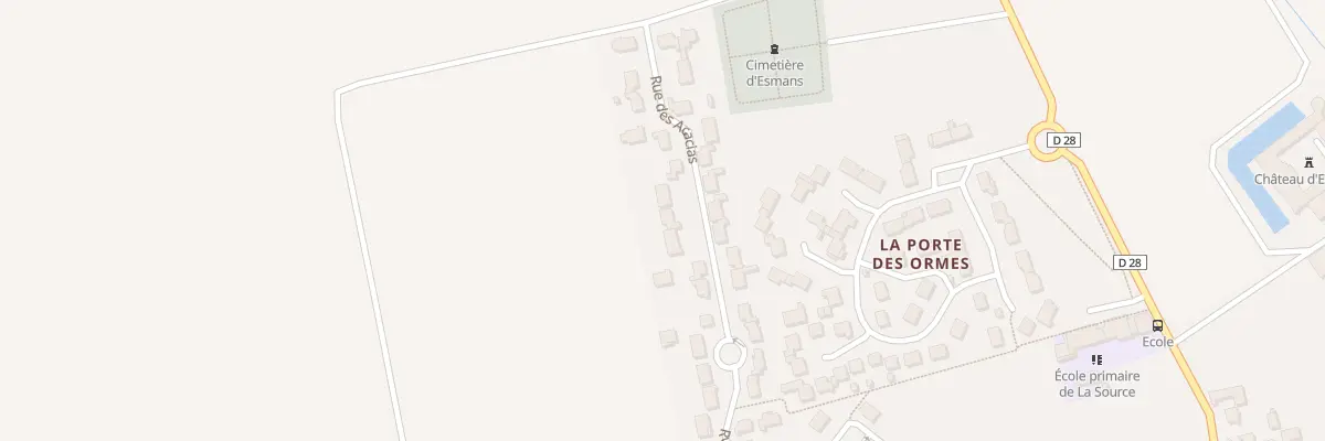 Plan du 14 Rue des Acacias à Esmans