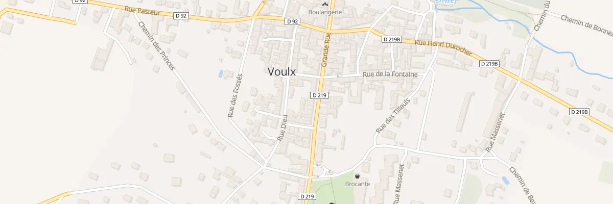 Plan du 60 Gr Grande Rue à Voulx
