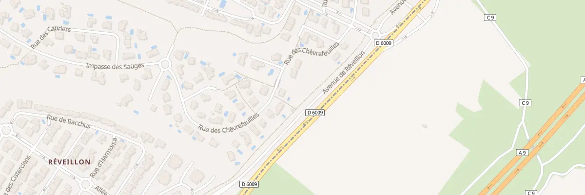 Plan du 9 Rue des Chèvrefeuilles à Narbonne