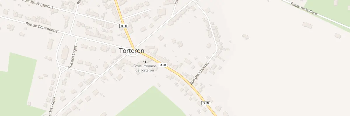 Plan du 9 Rte de la Guerche à Torteron