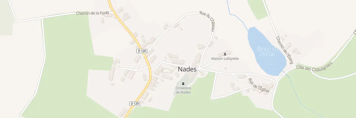 Plan du 5079 Le Bourg à Nades