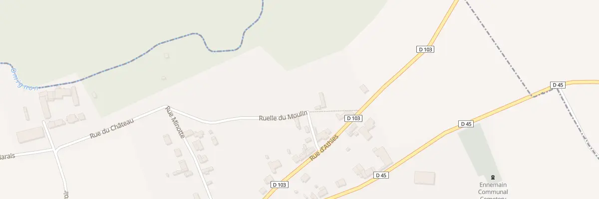Plan du 1 Rle du Moulin à Ennemain