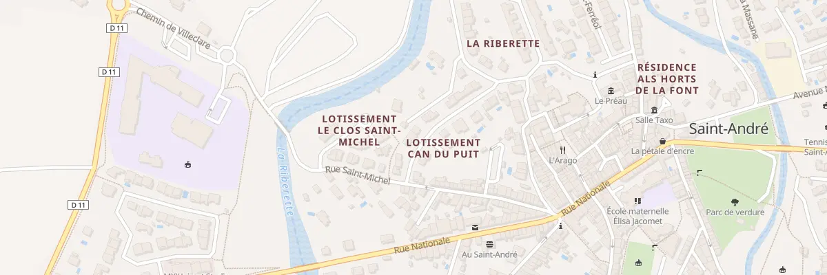 Plan du 15 Rue des Micocouliers à Saint-André