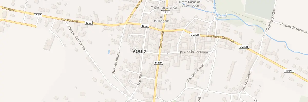 Plan du 1B Rue Tacotin à Voulx