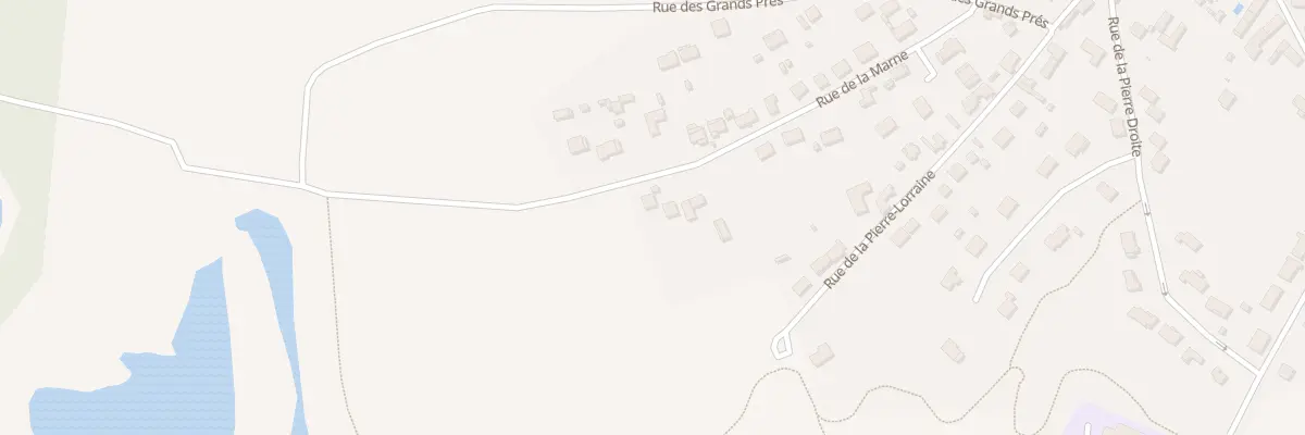 Plan du 25 Rue de la Marne à Congis-sur-Thérouanne