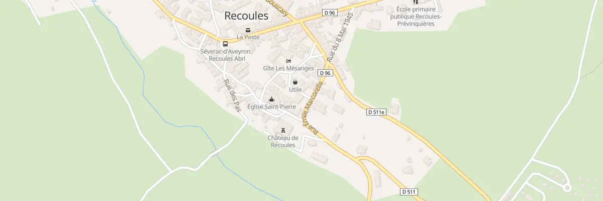 Plan du 5242 Rue Emile Marcorelle à Sévérac d’Aveyron