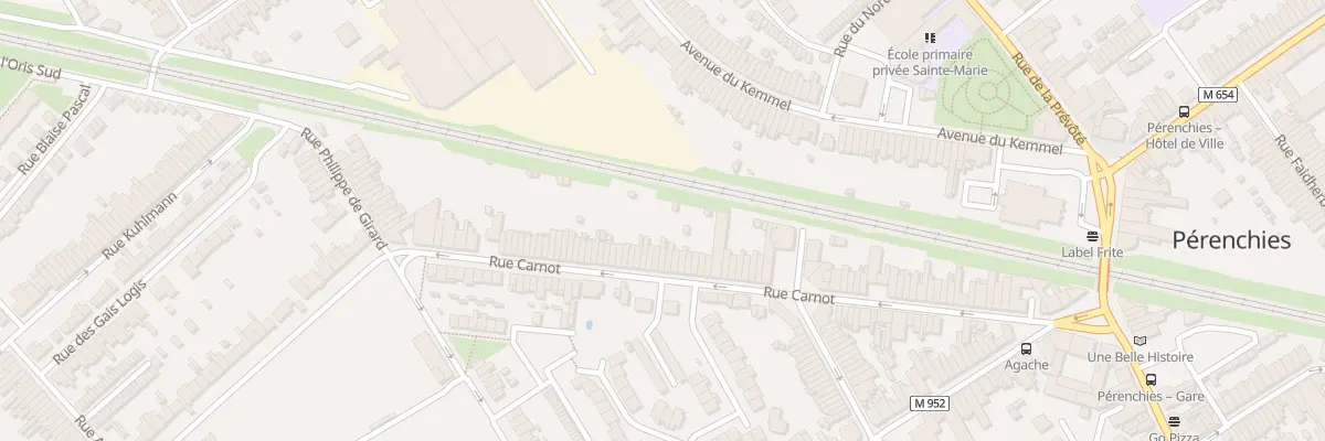 Plan du 96 Rue Carnot à Pérenchies