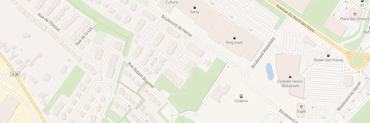 Plan de Res Gaia - 610 Bd de Herne à Hénin-Beaumont
