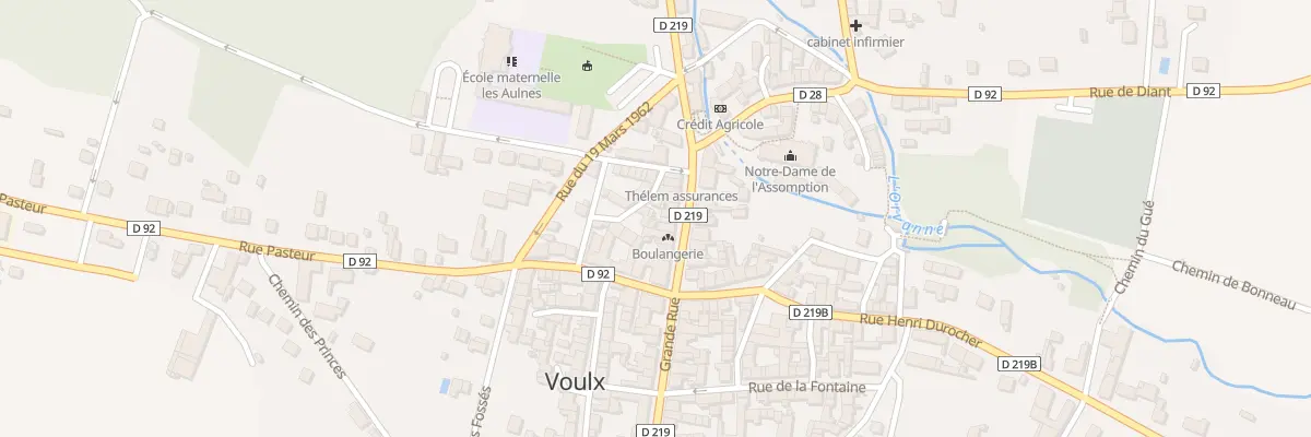 Plan du 26 Grande Rue à Voulx