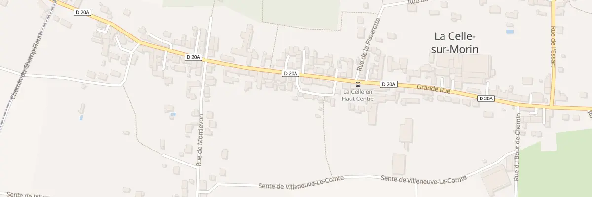 Plan du 43B Grande Rue à La Celle-sur-Morin