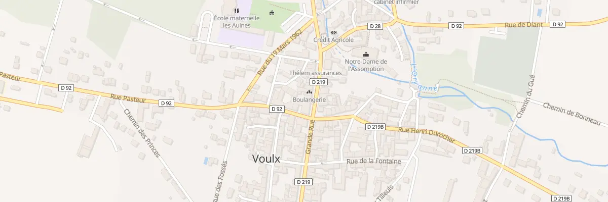 Plan du 36 Gr Grande Rue à Voulx