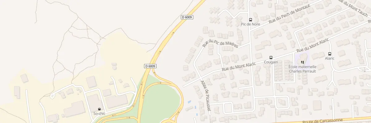 Plan du 42 Rue Pic de Madres à Narbonne