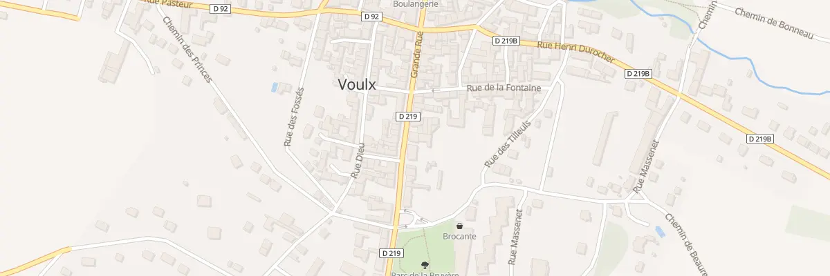 Plan du 59 Gr Grande Rue à Voulx
