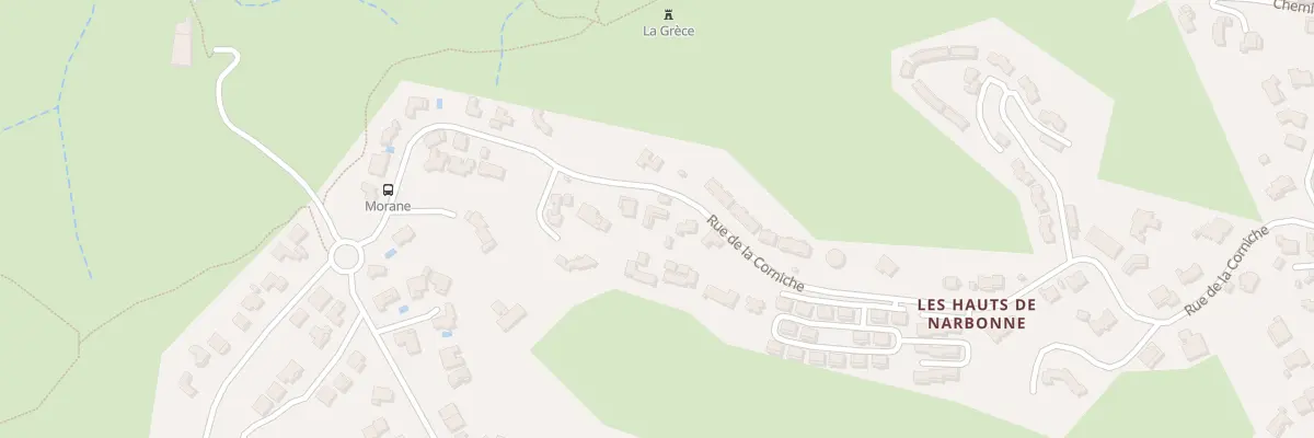 Plan du 59 Rue de la Corniche à Narbonne