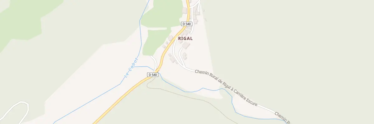 Plan du 5022A Rigal à Sylvanès