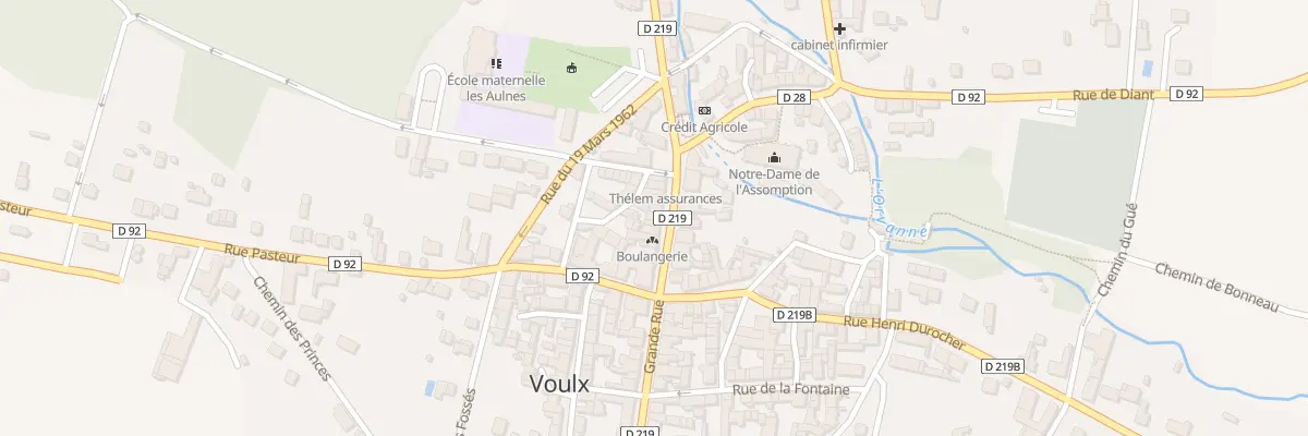 Plan du 24 Gr Grande Rue à Voulx