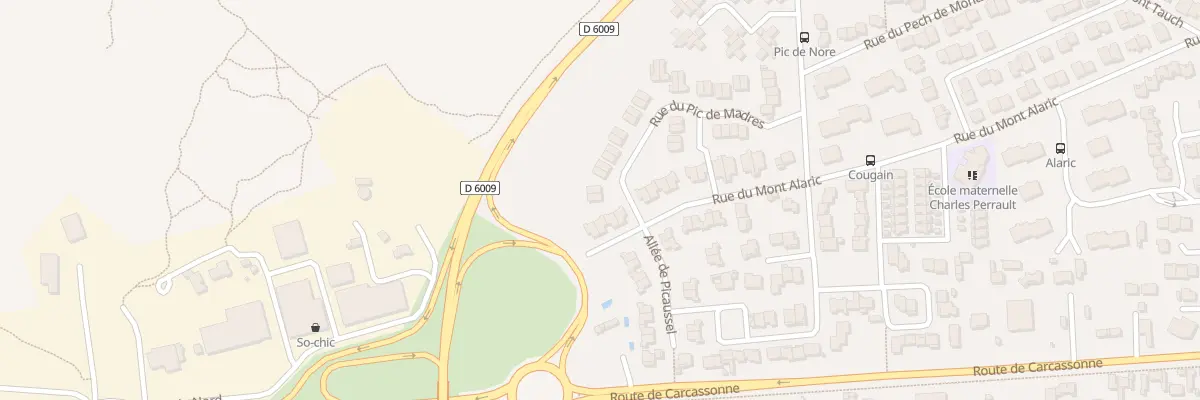 Plan du 46 Rue Pic de Madres à Narbonne