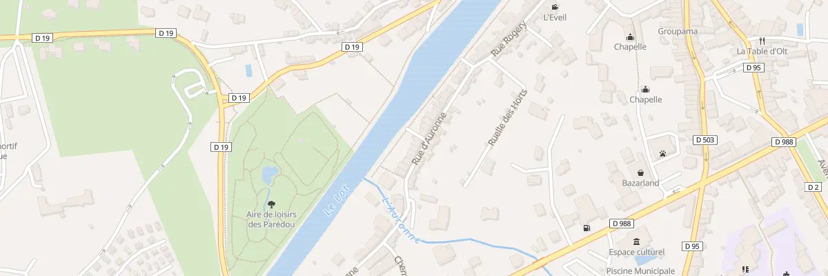 Plan du 102 Rue d’Auronne à Saint Geniez d’Olt et d’Aubrac