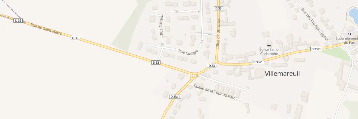 Plan du 13 Rue Molière à Villemareuil