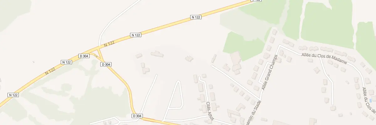 Plan du 11 Che du Stade à Neussargues-Moissac