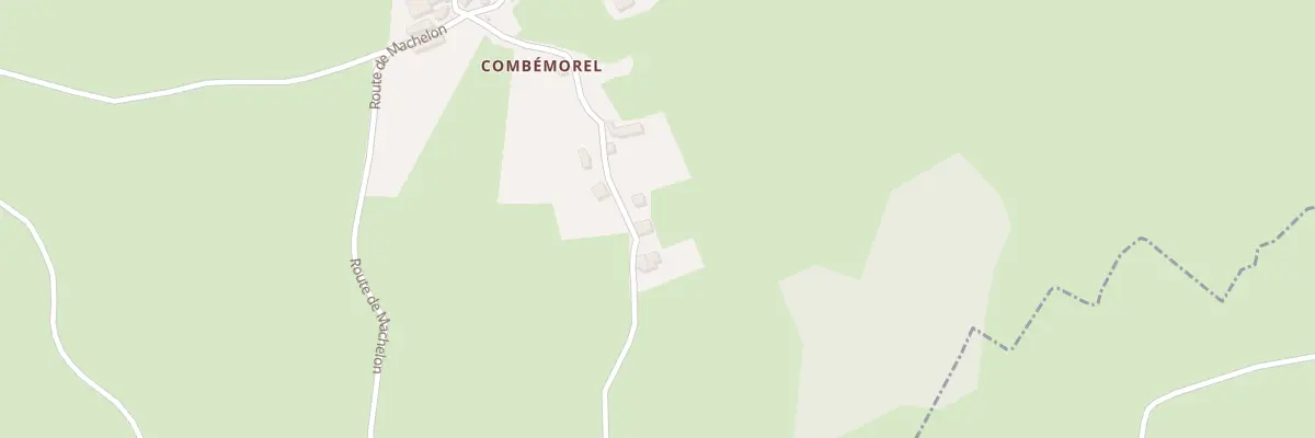 Plan du 41 Rte de Combemorel à Nades