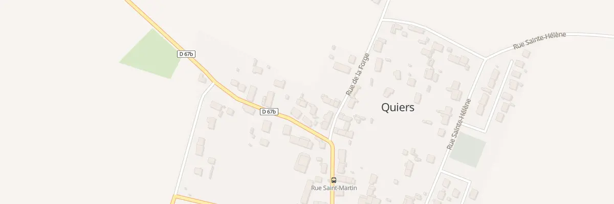 Plan du 28 Rue de St Martin à Quiers