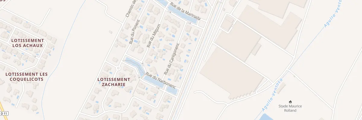 Plan du 9 Rue du Canigonenc à Saint-Hippolyte