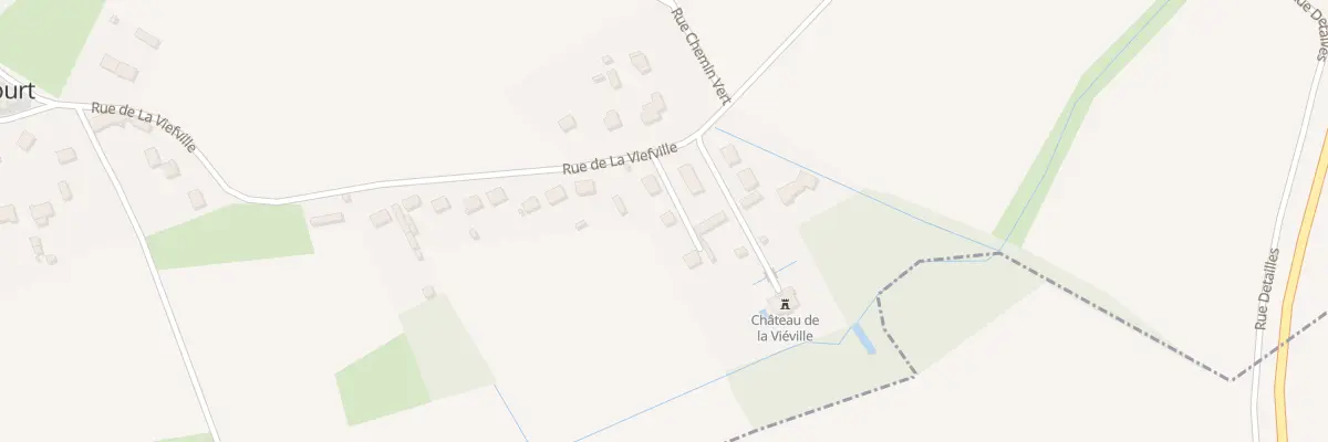 Plan du 500 Rue de la Viefville à Porquéricourt