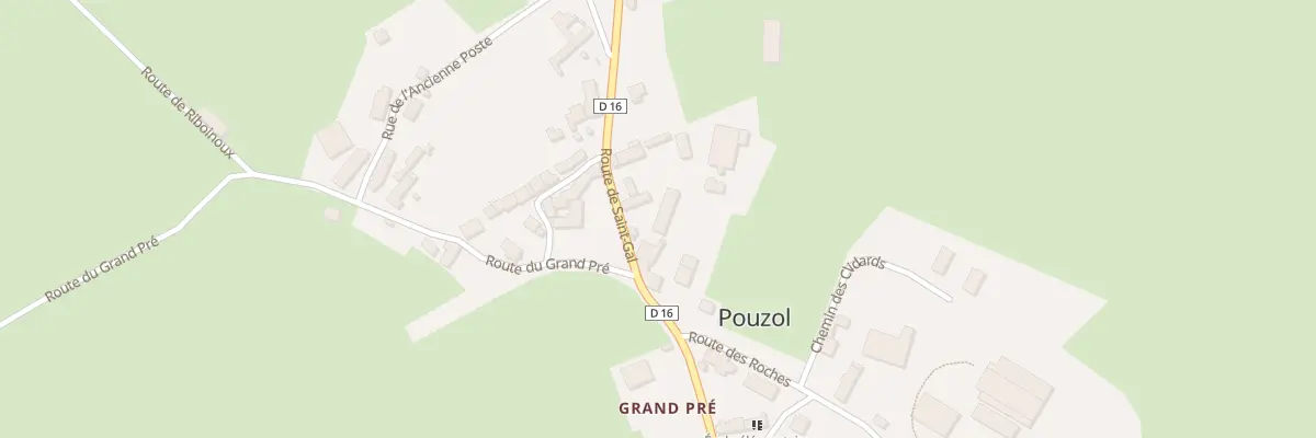 Plan du 5034 Le Bourg à Pouzol
