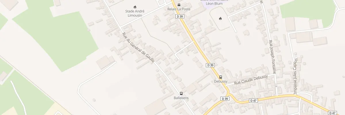 Plan du 406 Rue Saint Martin à Hénin-Beaumont