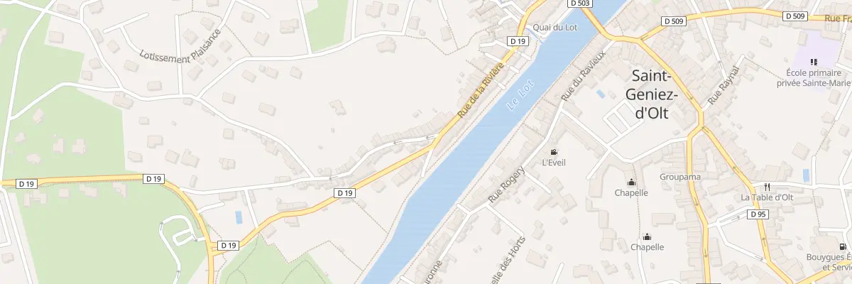 Plan du 1 Rue de Plaisance à Saint Geniez d’Olt et d’Aubrac