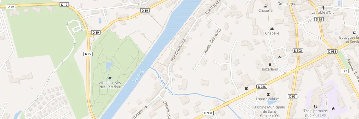 Plan du 69 Rue d’Auronne à Saint Geniez d’Olt et d’Aubrac
