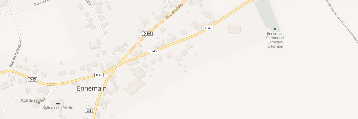 Plan du 9 Rue de Fourques à Ennemain