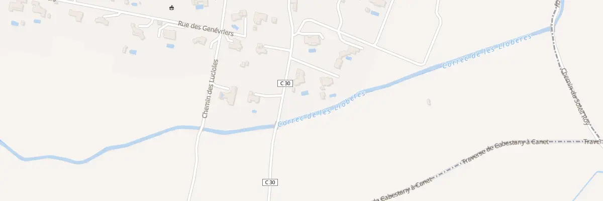 Plan du 251 Che du Mas Cadene à Perpignan