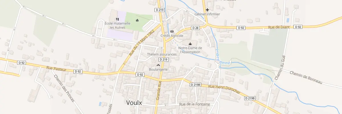 Plan du 17 Grande Rue à Voulx