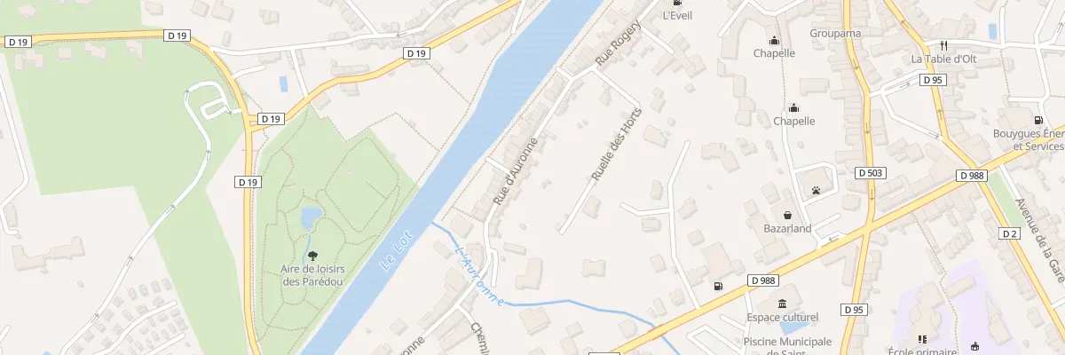 Plan du 61 Rue d’Auronne à Saint Geniez d’Olt et d’Aubrac