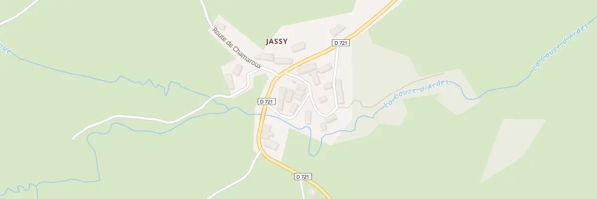Plan du 5033 Jassy à Saint-Alyre-ès-Montagne