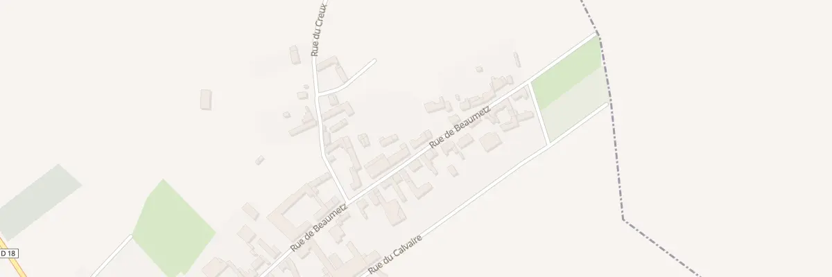 Plan du 30 Rue de Beaumetz à Lebucquière