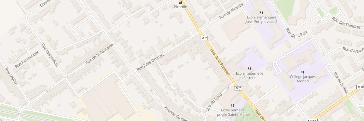 Plan du 23 Rue Jules Drumez à Pérenchies