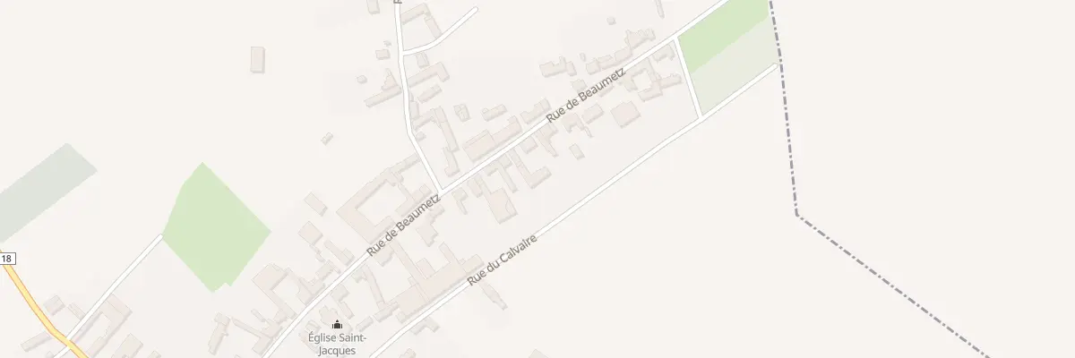 Plan du 27B Rue de Beaumetz à Lebucquière