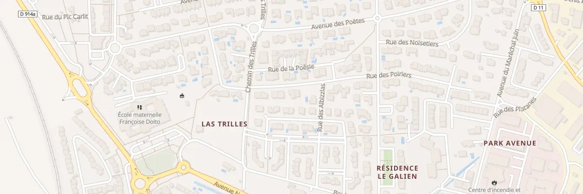 Plan du 32 Rue des Poiriers à Elne