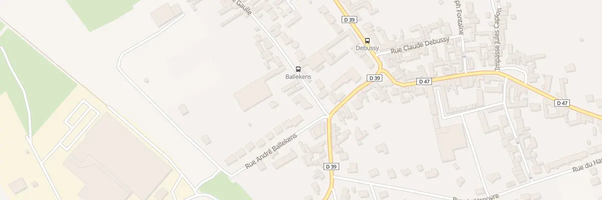 Plan du 532 Rue du Général de Gaulle à Hénin-Beaumont