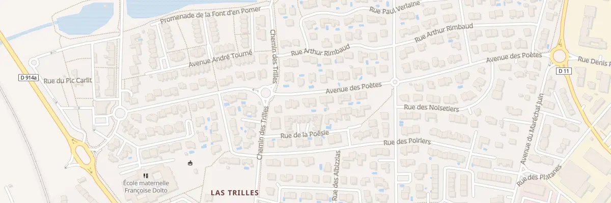 Plan du 37 Rue des Poetes à Elne